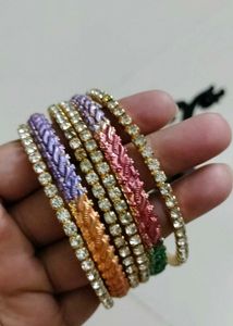 Brand new Beautiful Set of Embellished Bangles