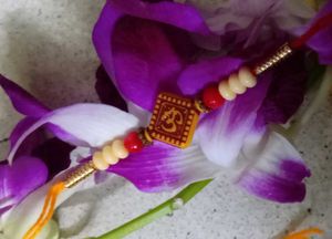 7 Assorted Rakhi Bracelets with Ornate Designs