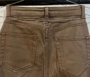 H&amp;M Wide Leg Brown Jeans