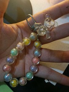 Beaded Keychain Charm