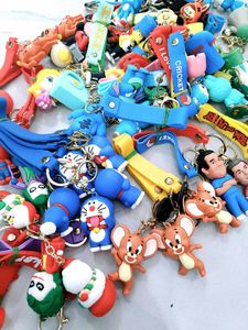Pack Of 40, Cute Character Keychains, (New)