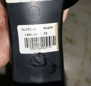 Chic Black Heels (Size 38)