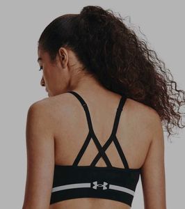 Under Armour Black Seamless Low Long Sports Bra