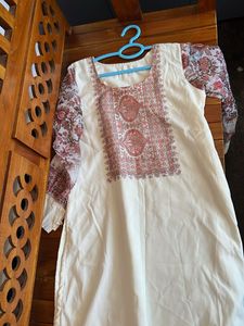 Offwhite women kurta suit set