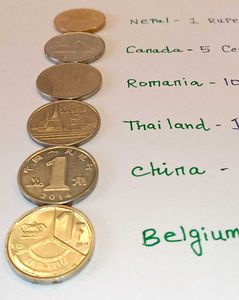 Set Of 6 UNC Condition Foreign Coins