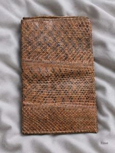 Vintage Snake Skin Leather Wallet