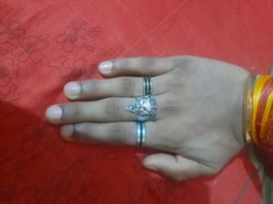 Silver Realistic Lion Ring (1pcs)