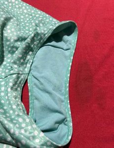 H&amp;M Mint Green Polka Dot One-Piece Swimsuit
