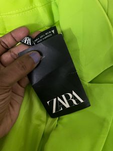 Neon Green Blazer Dress