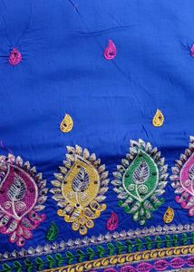 Embroidered Blue suit (Unstitched)