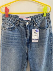 High waist wide leg jeans