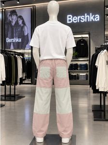 Color Block Wide Leg Pants
