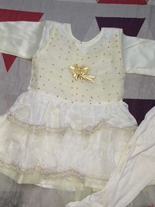 Sparkling Cream frock
