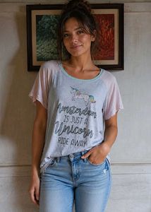Cute Unicorn Graphic T-Shirt
