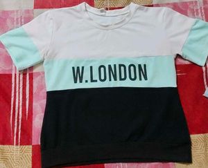 W. LONDON Color Block T-Shirt