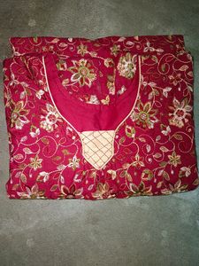 Beautiful Maroon Kurta
