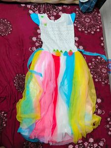 Rainbow Unicorn Party Dress