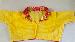 Yellow Designer Blouse