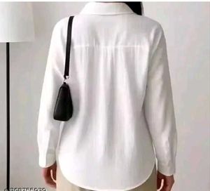 Textured White Shirt
