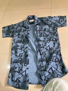 Men's Graphic Print Short Sleeve Shirt