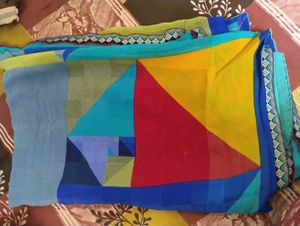 Women beautiful multi colour Saree🚫🚫