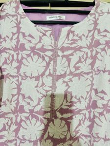 Lilac Floral Kurta