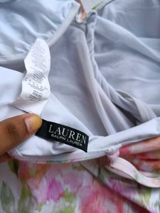 Floral Twist Front Swim Top