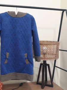 Quilted Blue Teddy Bear Dress
