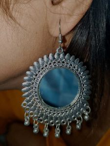 Boho Mirror Dangle Earrings