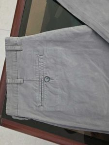 Men's Grey Casual Pants