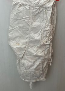 White Cargo Pants
