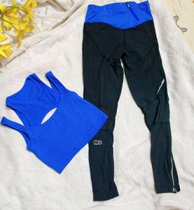 Blue & Black Activewear Set