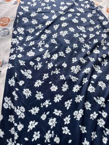 Backless Floral Halter Neck Midi Dress