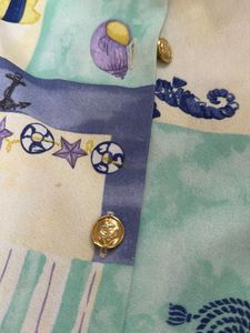 Men's Nautical Print Casual Shirt