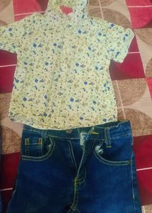 egaShirt, Denim Jeans And Shorts For Boy Till 2 Yr
