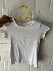 White Baby Tee
