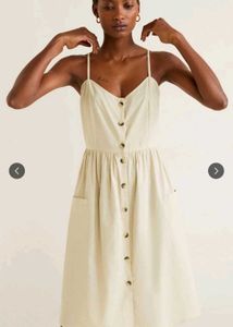 Summer Flare Dress- Lemon Yellow (XL)