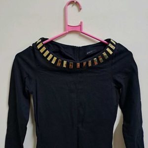 Mohito Bodycon dress with neck embellishments