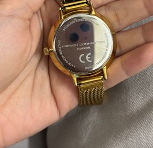 French Connection Gold Watch