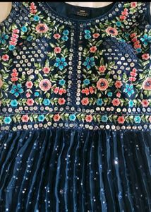 Elegant Embroidered Kurta Palazzo Set
