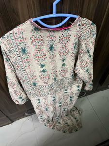 new W beige kurti