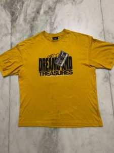 H&M Yellow Graphic T-Shirt