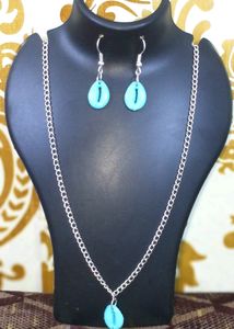 Neck pendent chain Gold silver eyerring Combo evil