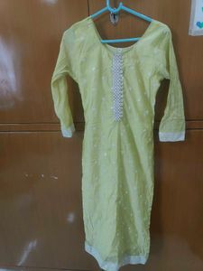 Lime Green Kurta Set