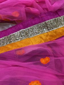 Vibrant Floral Lehenga Choli Set