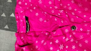 Pink Printed Kurta