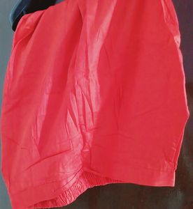 Red Colour 3ps Suit Set