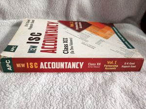 New ISC Accountancy Book-Class 12th