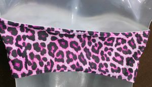 Pink Leopard Print Bikini Top 🤎