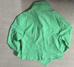 Men's Lime Green Collared Shirt